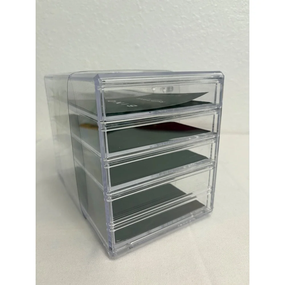 Bino Clear Acrylic 4 Drawer Organizer Chest Makeup Jewelry Storage Cosmetic‎